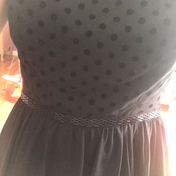 black chiffon dress - Picture 4 of 5